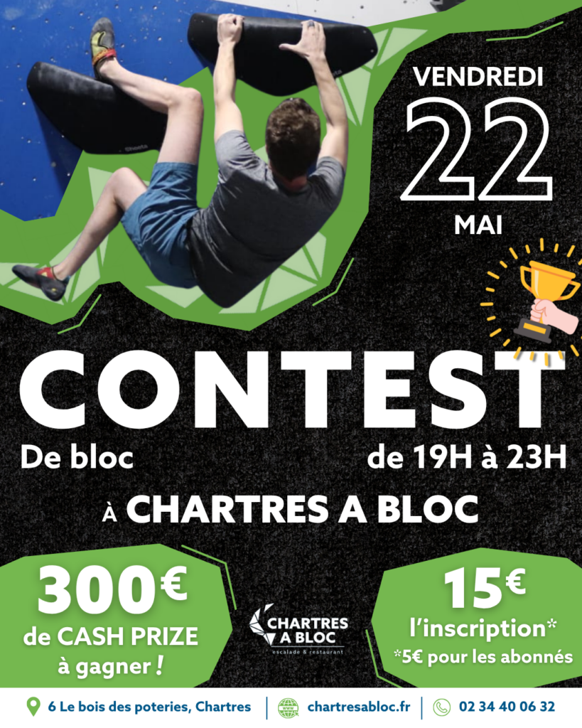 Contest escalade de bloc Mai 2026