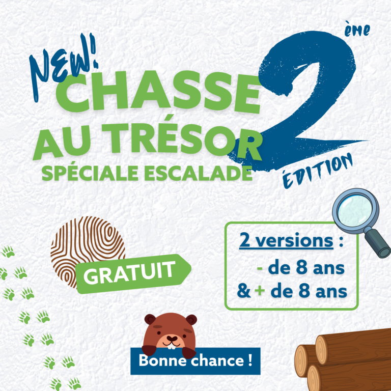 Activité enfant à chartres - chasse au trésor escalade