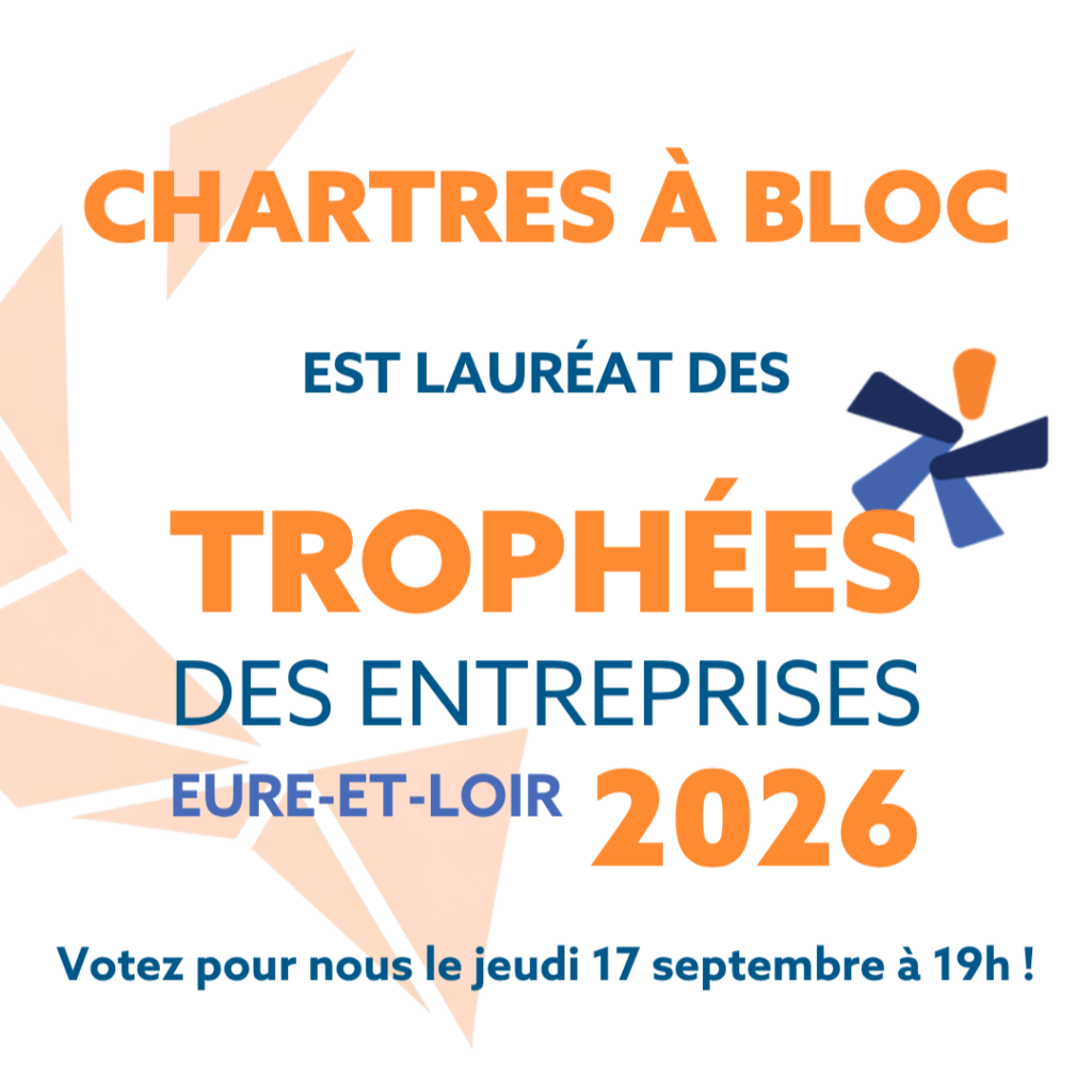 Lauréat trophée des entreprises Chartres à bloc