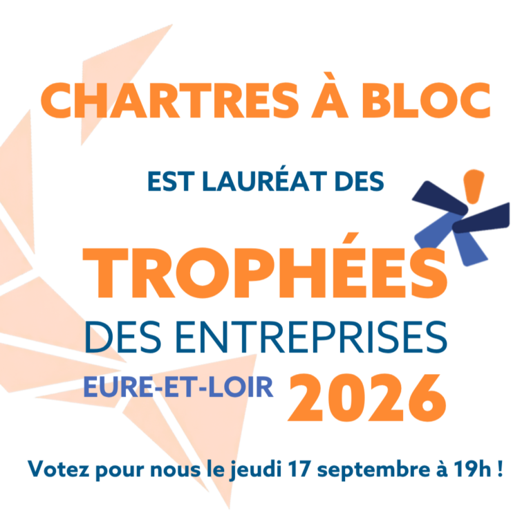 Lauréat trophée des entreprises Chartres à bloc