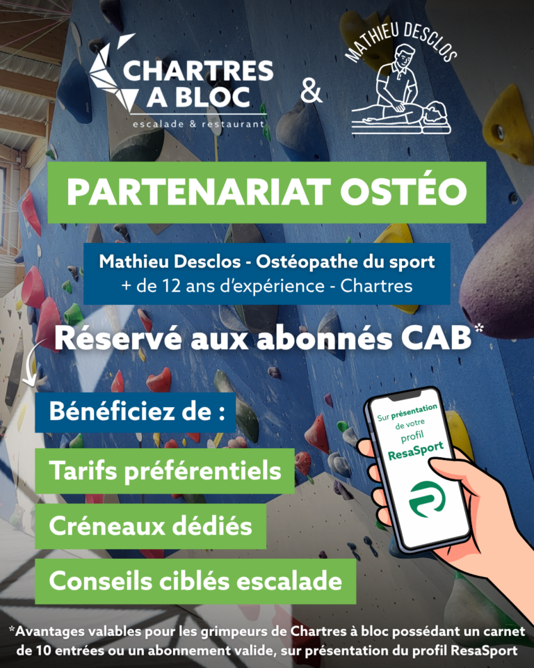 Partenariat Ostéo Mathieu Desclos