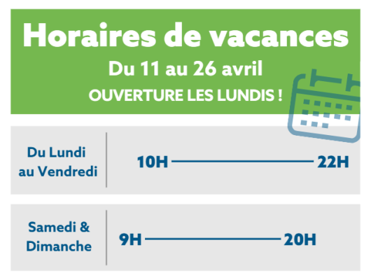 Horaires chartres à bloc vacances