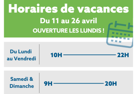 Horaires chartres à bloc vacances